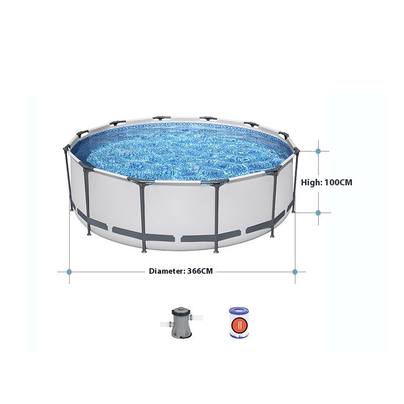 Bestway56260 Round Bracket Swimming Pool Non-inflatable Family Bathing Pool Adult Swimming Pool