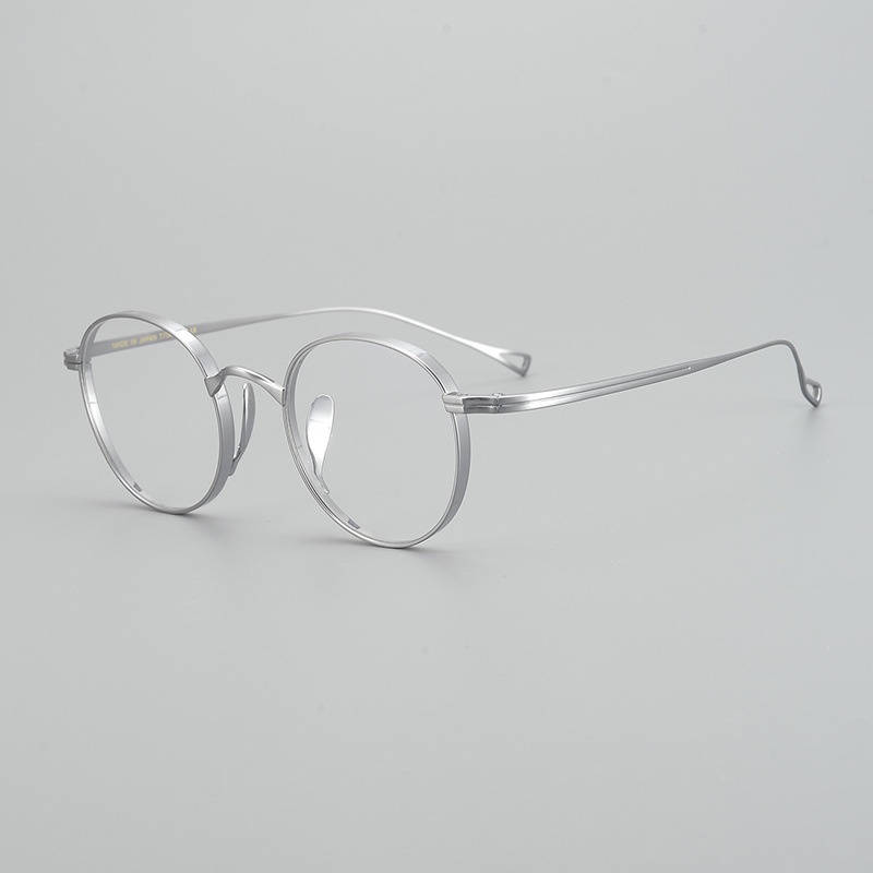 Wanniangui Glasses Frame Men's And Women's Pure Titanium KMN-113 Handmade Anti-blue Light Round Designer Glasses Frame