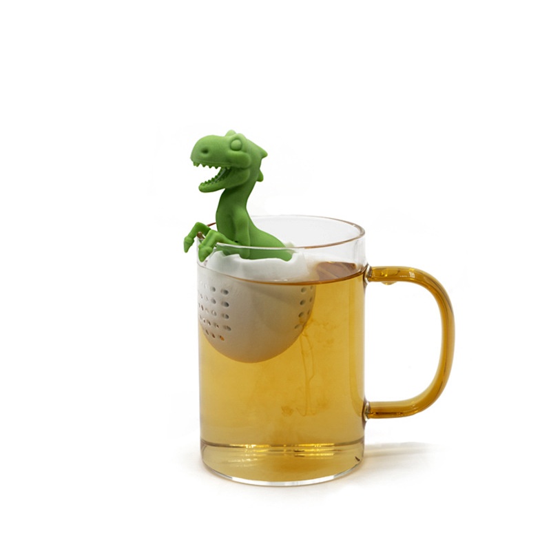 Jurassic3 Dinosaur Baby Tea Strainer Tea Divider Creative Product Tyrannosaurus Rex Tea Strainer Dinosaur Tea Brewer Tea Set