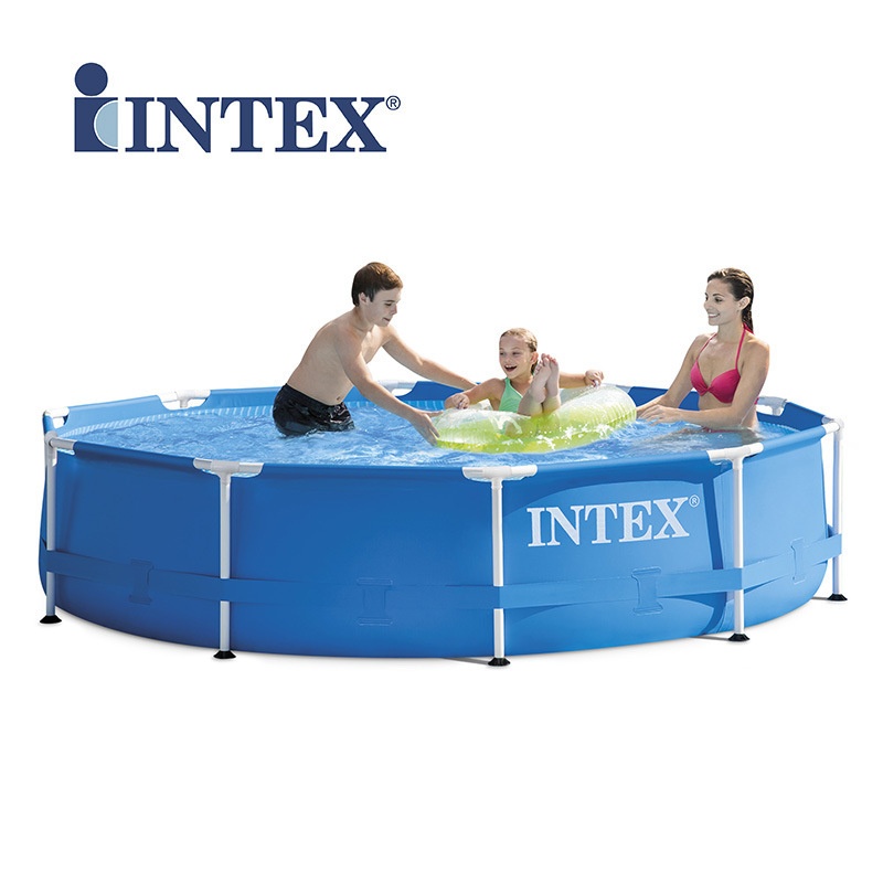 INTEX28202 Metal Bracket Family Children Adult Thickened Family Water Park Paddling Pool Fish And Shrimp Pool