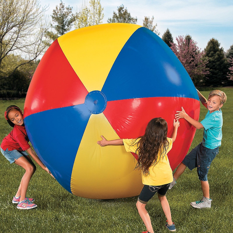 In Stock Large2m3m Inflatable Beach Ball Water Ball Water Game Outdoor Play Party Activity Props