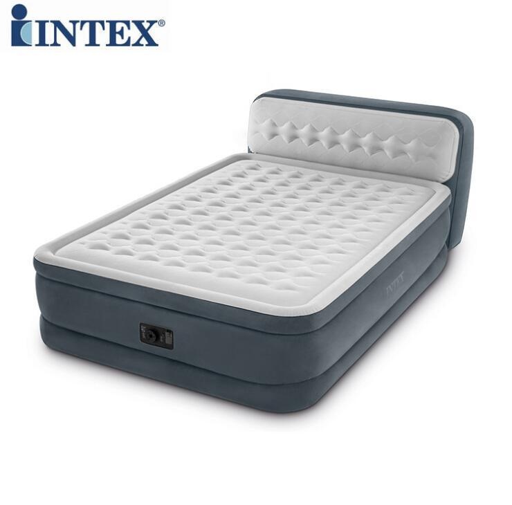 INTEX64448 Inflatable Mattress Double Single1.5m Built-in Electric Airbed Bedroom Folding Airbed