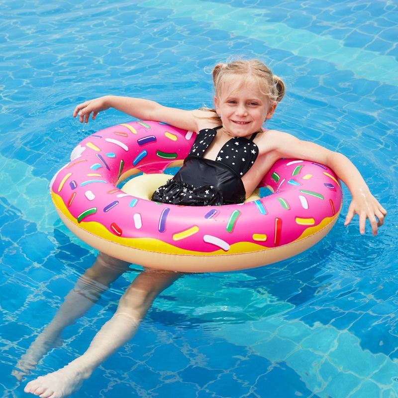Baby Donut Swimming Ring Baby Inflatable Seat Ring Anti-falling Children Sitting Ring Children Swimming Ring