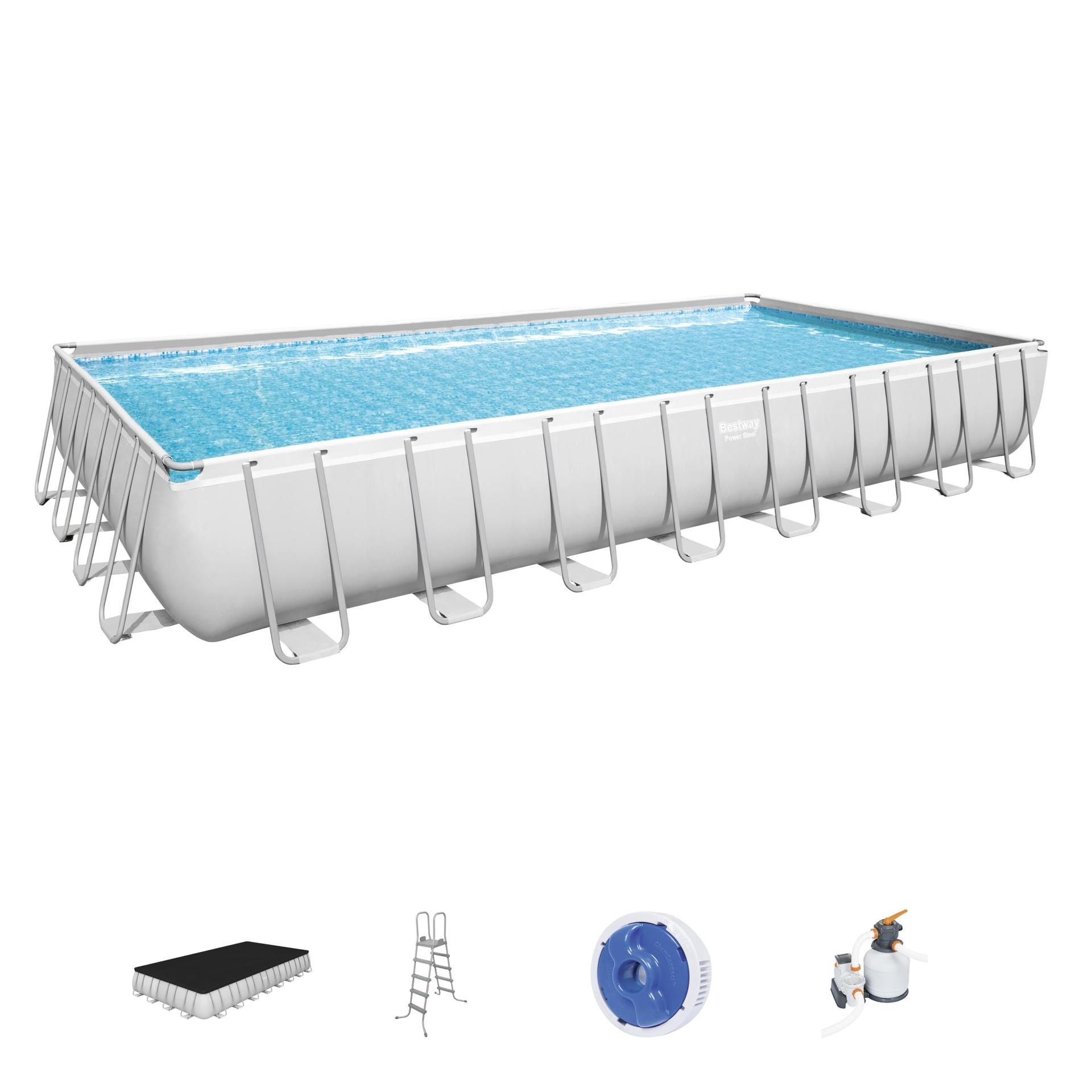 Bestway56623 Outdoor Large Swimming Pool Children's Pool Family Mobile Fish Pond With Filter Pump