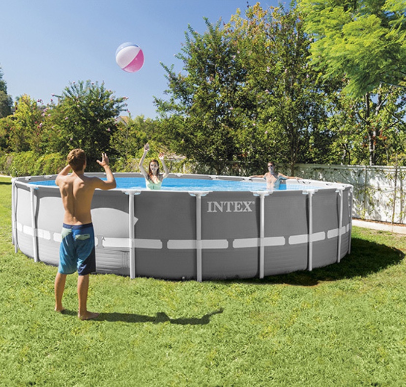 Original INTEX26756 Round Pipe Rack Thickened Adult Family Children Swimming Pool