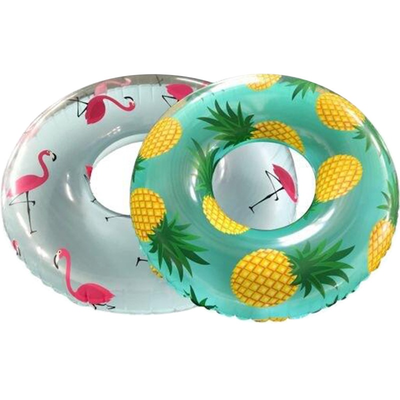 SLarge Swimming Ring Inflatable Life Ring Adult Beginner Swimming Ring Water Game Seat Ring Pineapple Swimming Ring
