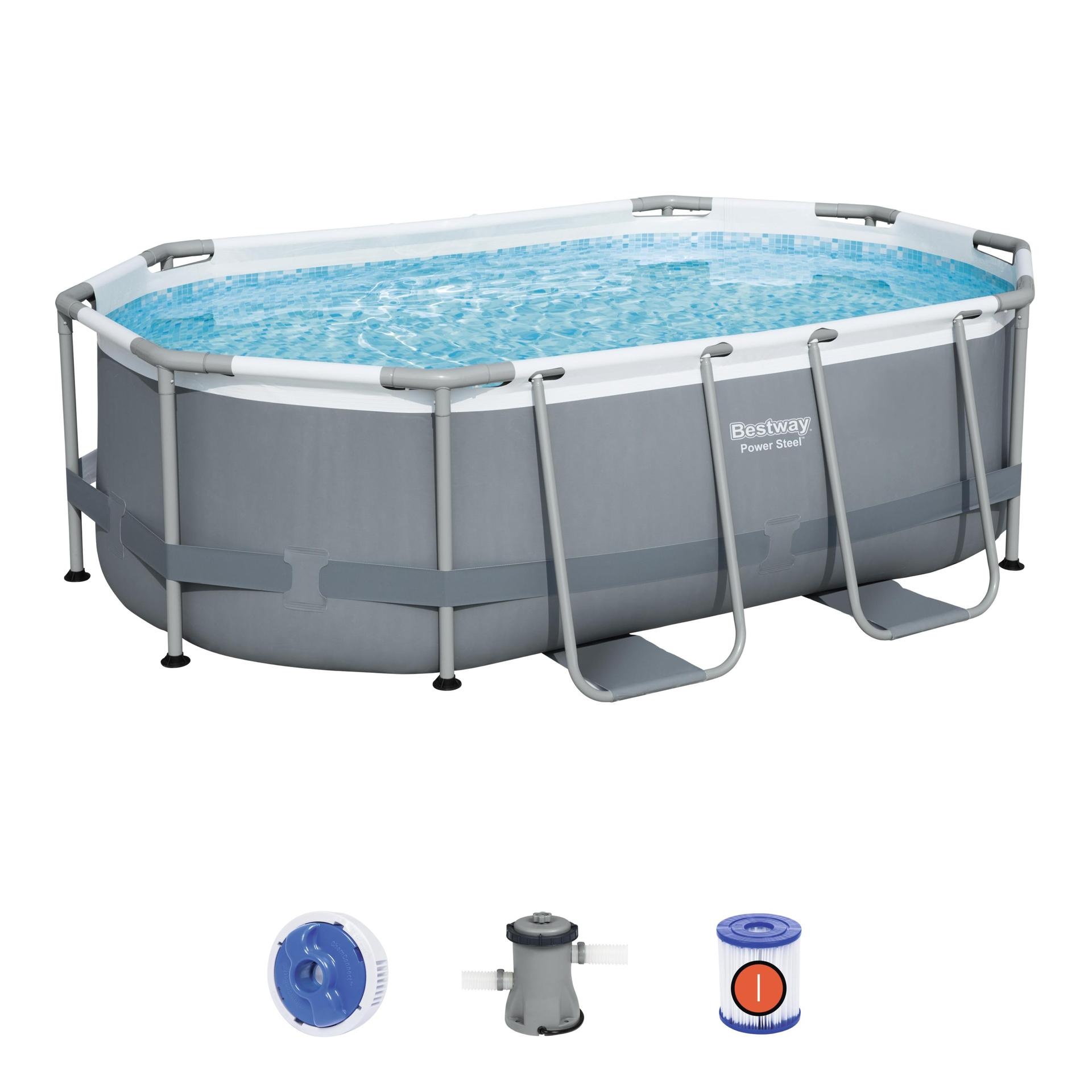 Bestway5614 AOutdoor Large Swimming Pool Children's Pool Family Mobile Fish Pond With Filter Element Filter Pump