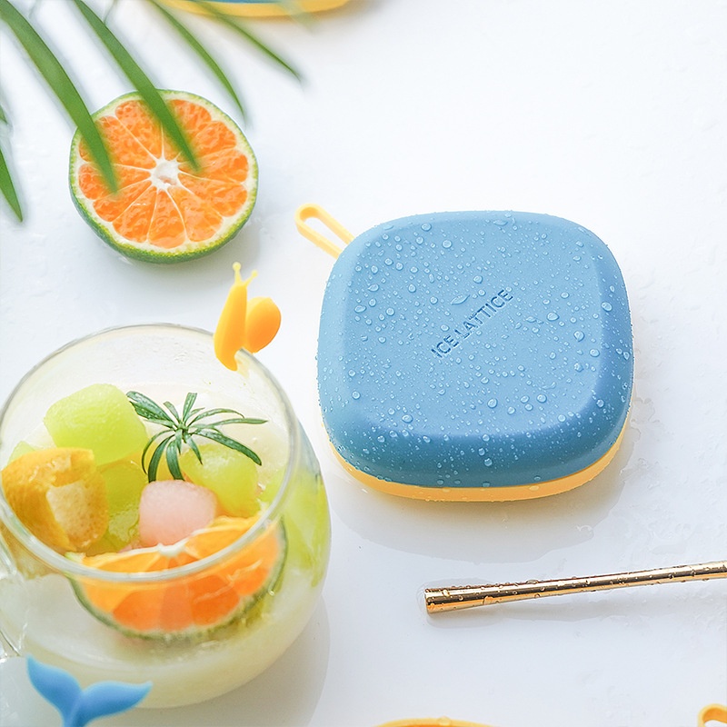 Ice Cube Mold Ice Tray Three-piece Set Press Ice Tray Heart-shaped Mold Mini Ice Cube Ice Box Chocolate Ice Cream Mold