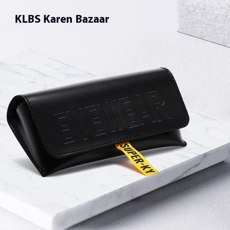 Fashion Sunglasses Leather Glasses Case Large Frame Sunglasses Glasses Case SRetro High-end Magnetic Glasses Case