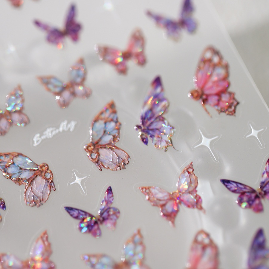 TENSORTechnology Light Luxury Matte Nail Stickers Nail Stickers Hot Stamping Series M-339