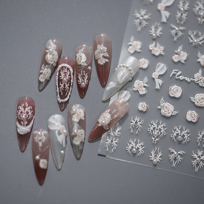 TENSORTechnology5 DThree-dimensional Nail Stickers Adhesive Nail Stickers Accessories Linglong Series