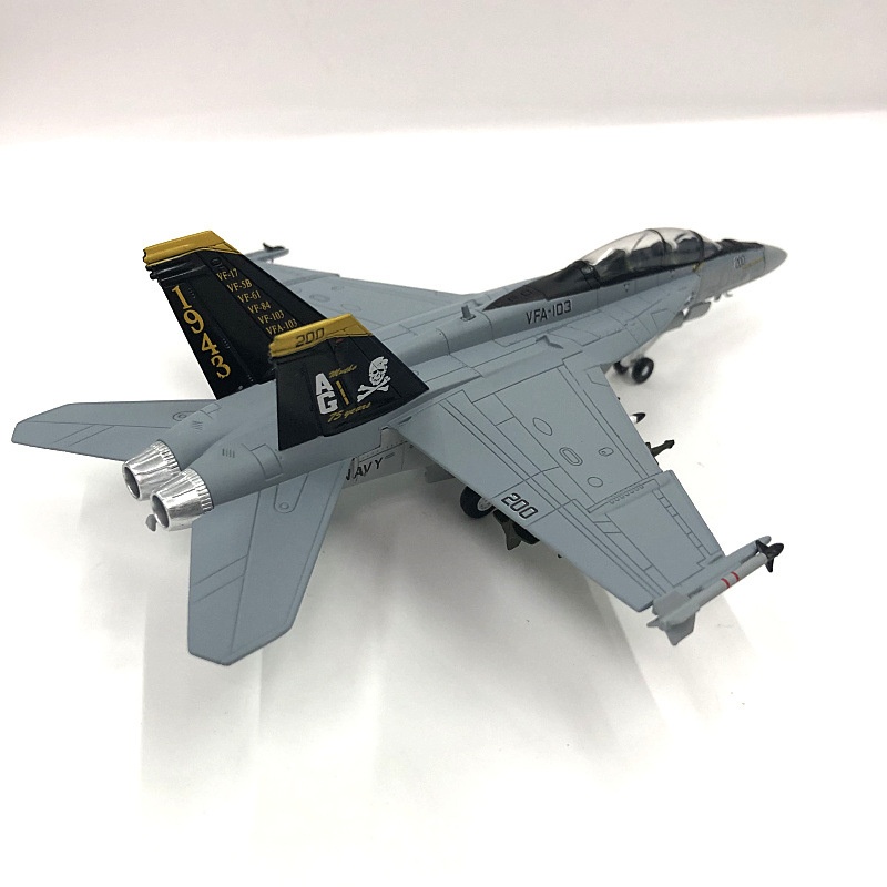 1:100 USF-18 BStrike Fighter Combat Attack Aircraft Alloy Model