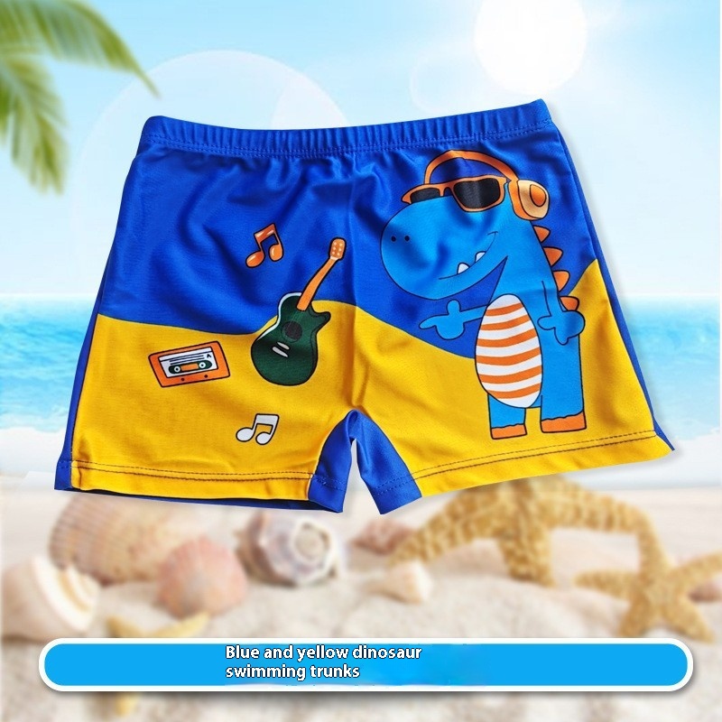 Style Boys Cartoon Digital Printing Children's Swimming Trunks For Big Kids Baby Boxer Swimming Trunks
