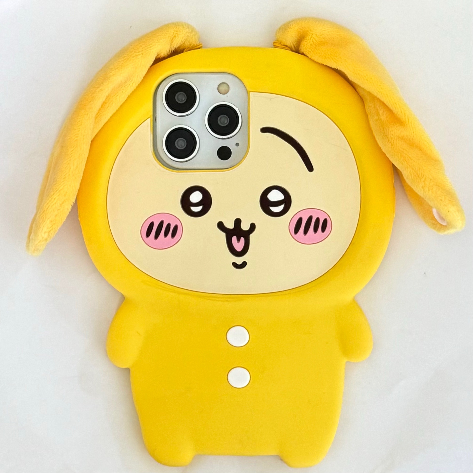 Cute Plush Portable Ears Usagi IPhone15 Apple12 Suitable For13/14pro Max Mobile Phone Case11