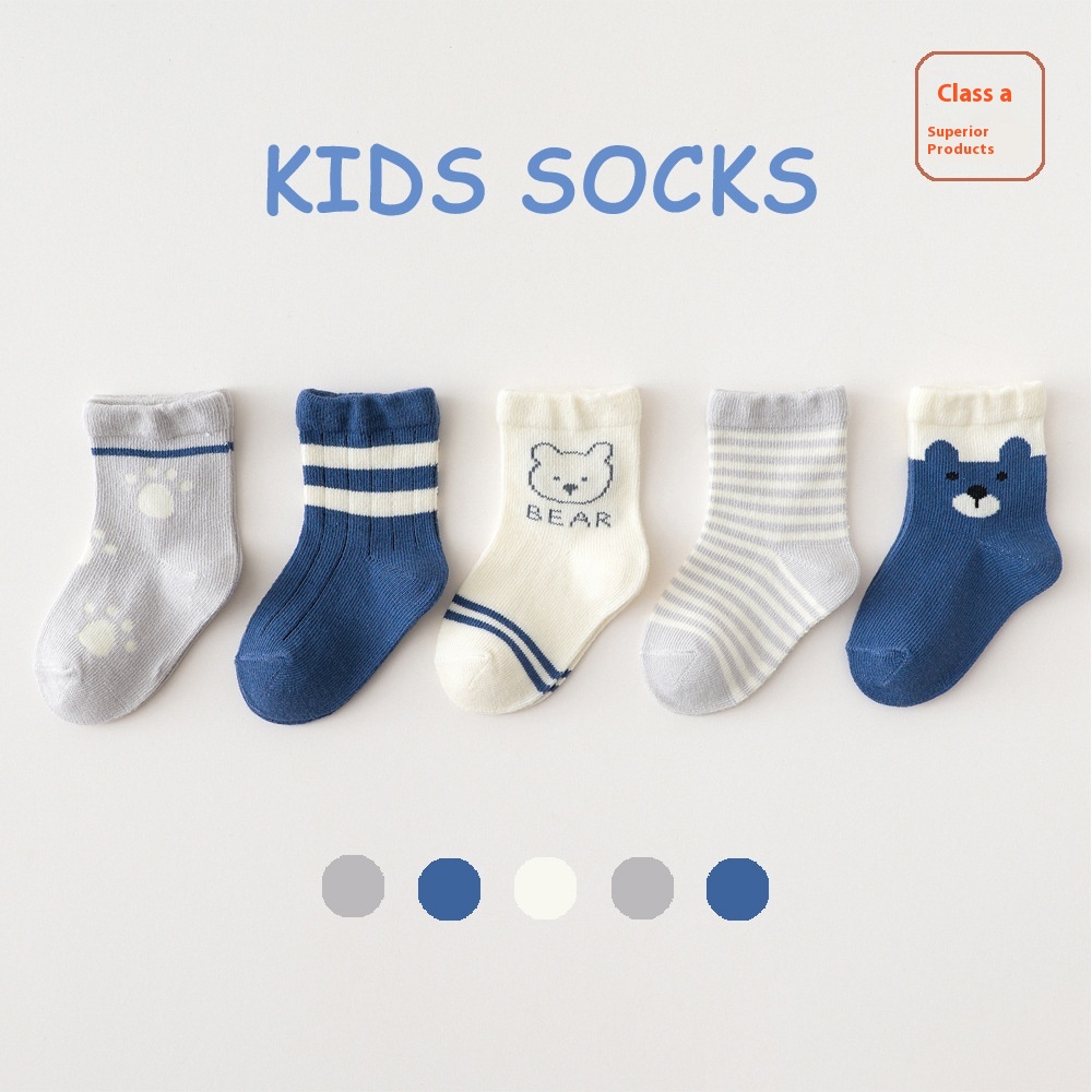 Baby Socks Cotton Socks Loose Cartoon Children Socks Baby Socks Boys And Girls Socks Spring And Autumn