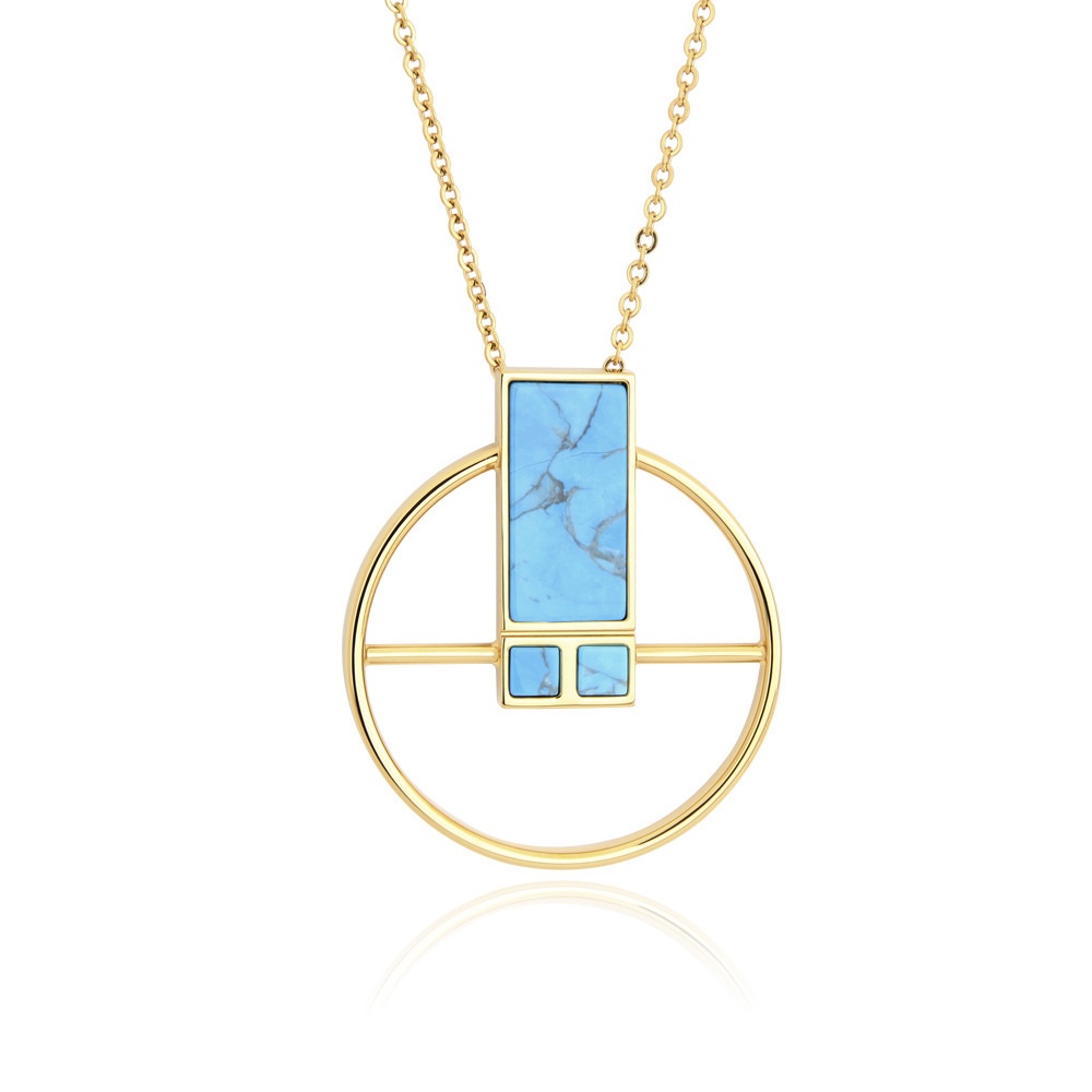 Necklace With Designer Pendant,Irregular Necklace Accessory