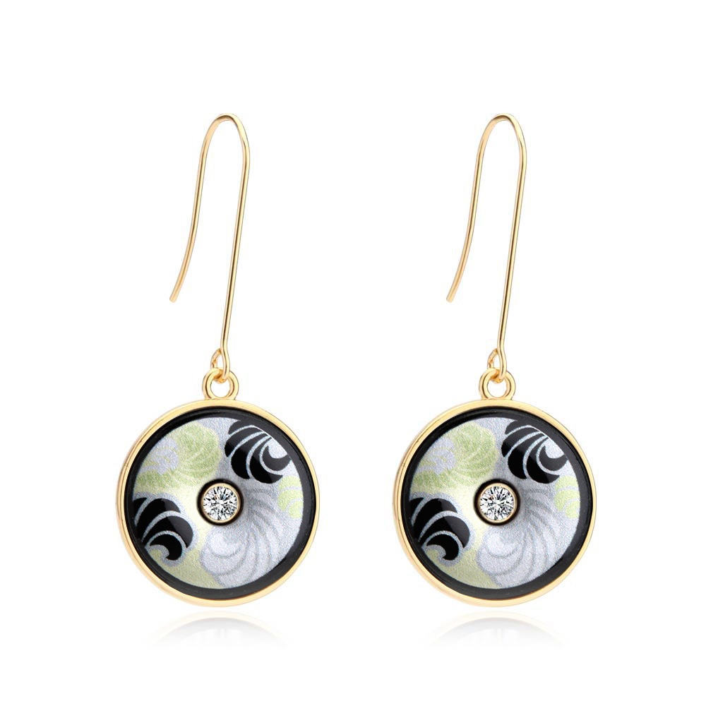 Enamel Earrings Creative Hot Accessories Earrings Cold Style Temperament Fashion