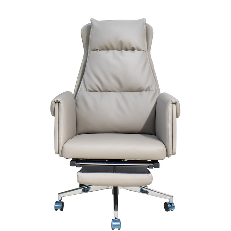 Boss Chair Office Leather Seat Swivel Chair Computer Chair Home Study Big Chair Lunch Break Comfortable Reclining Office Chair