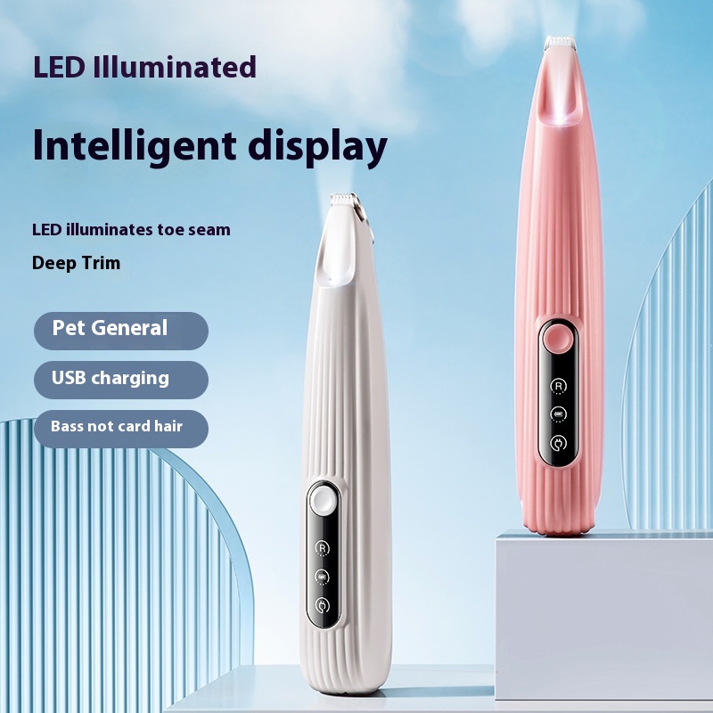 High-Efficiency LEDPet Hair Trimmer:Specialized For Trimming Hair On Cats'And Dogs'Faces,Ears,Eyes,Paws,And Footpads