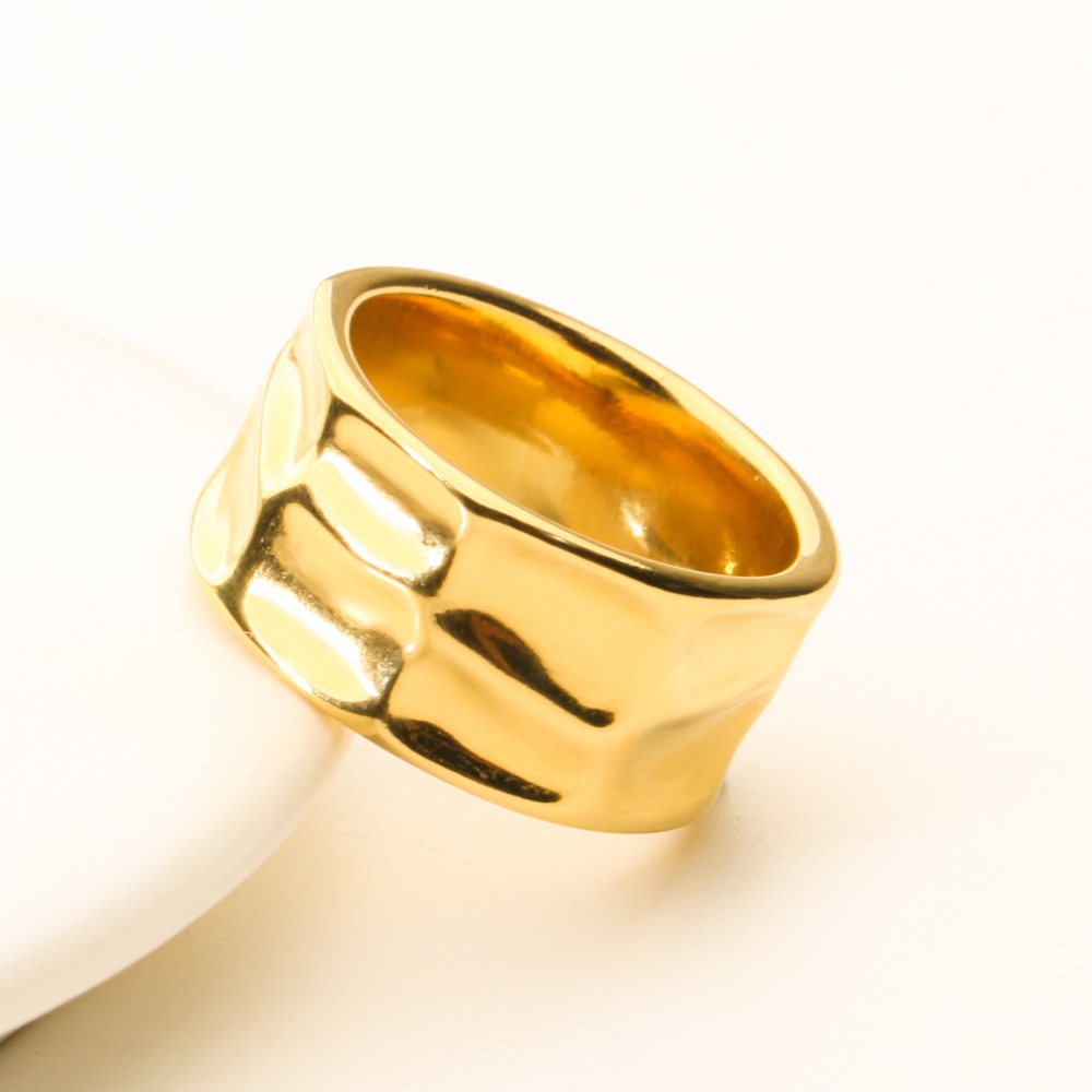 18 KRing,Fashion Copper Band,Geometric Ring