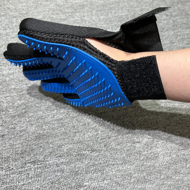 Pet Grooming Glove:Massage And Shedding Removal Glove For Cats And Dogs,Hair Removal Brush