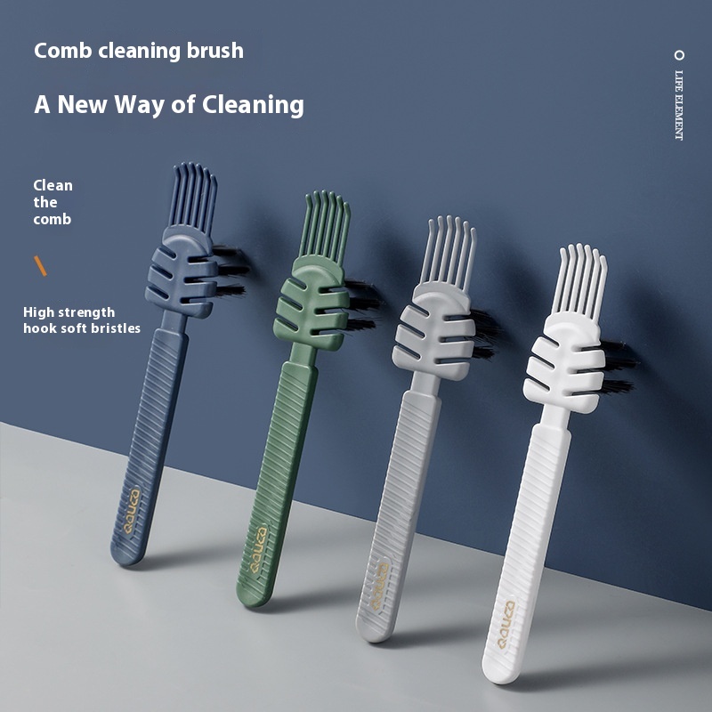 Hook Claw Comb Cleaning Brush Simple Japanese Hollow Cleaning Curly Hair Massage Cleaning Brush Cleaning Hair Cleaner