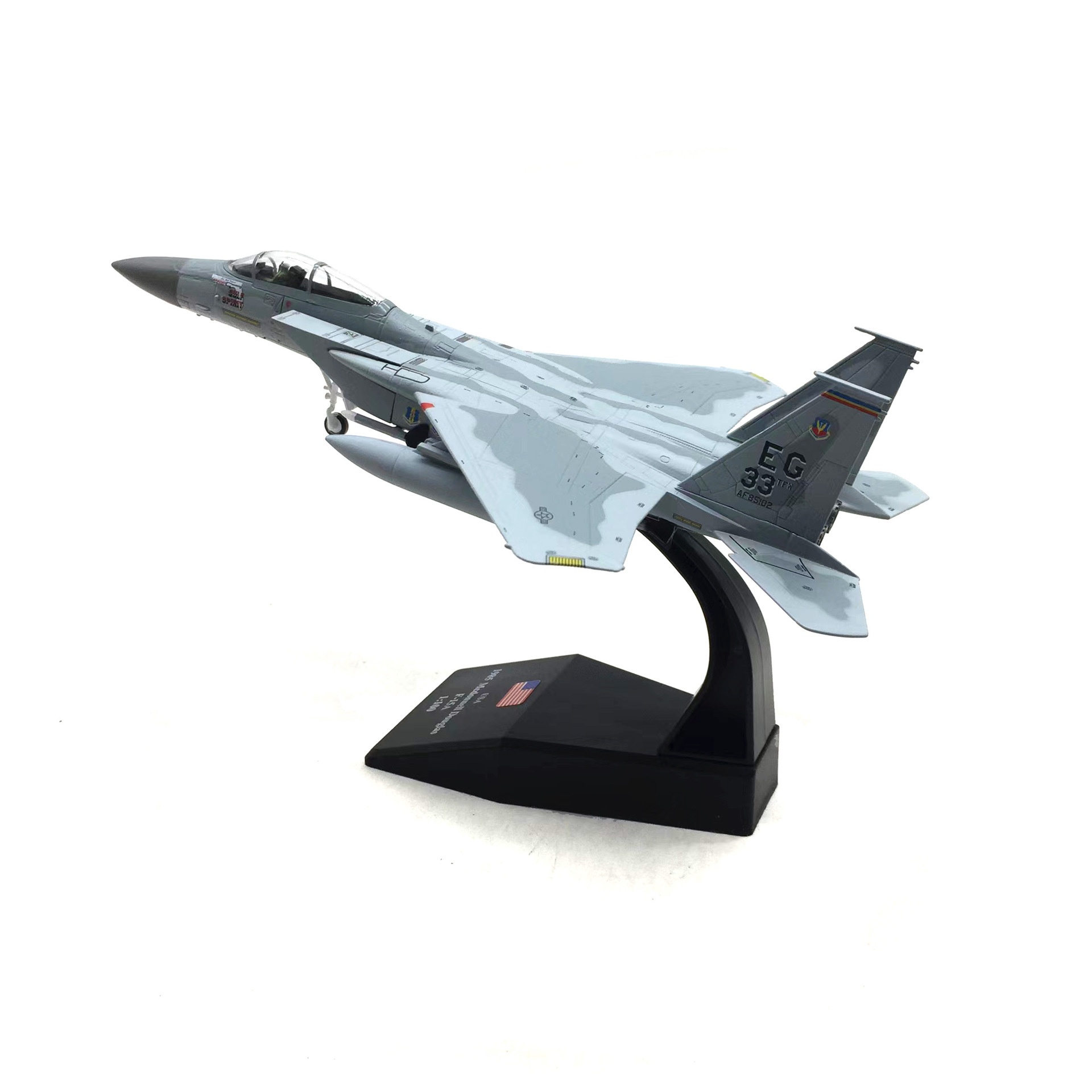 1/100 USAFF15 F-15 EStrike Eagle Fighter Aircraft Metal Model