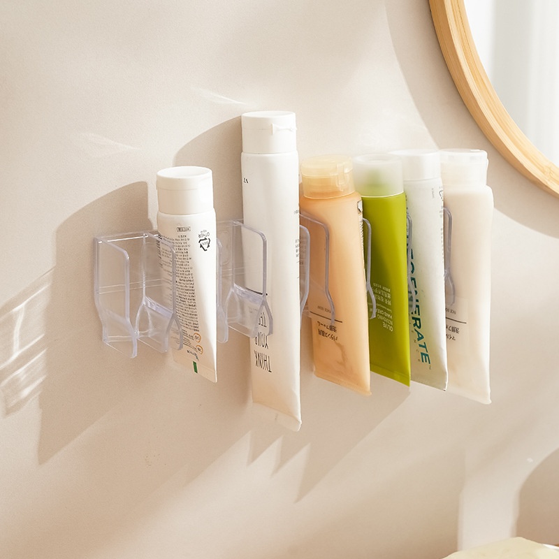 Toothpaste Rack Facial Cleanser Squeeze Rack Home Bathroom Toilet Hanging Clip Storage Hand Cream Toothpaste Clip