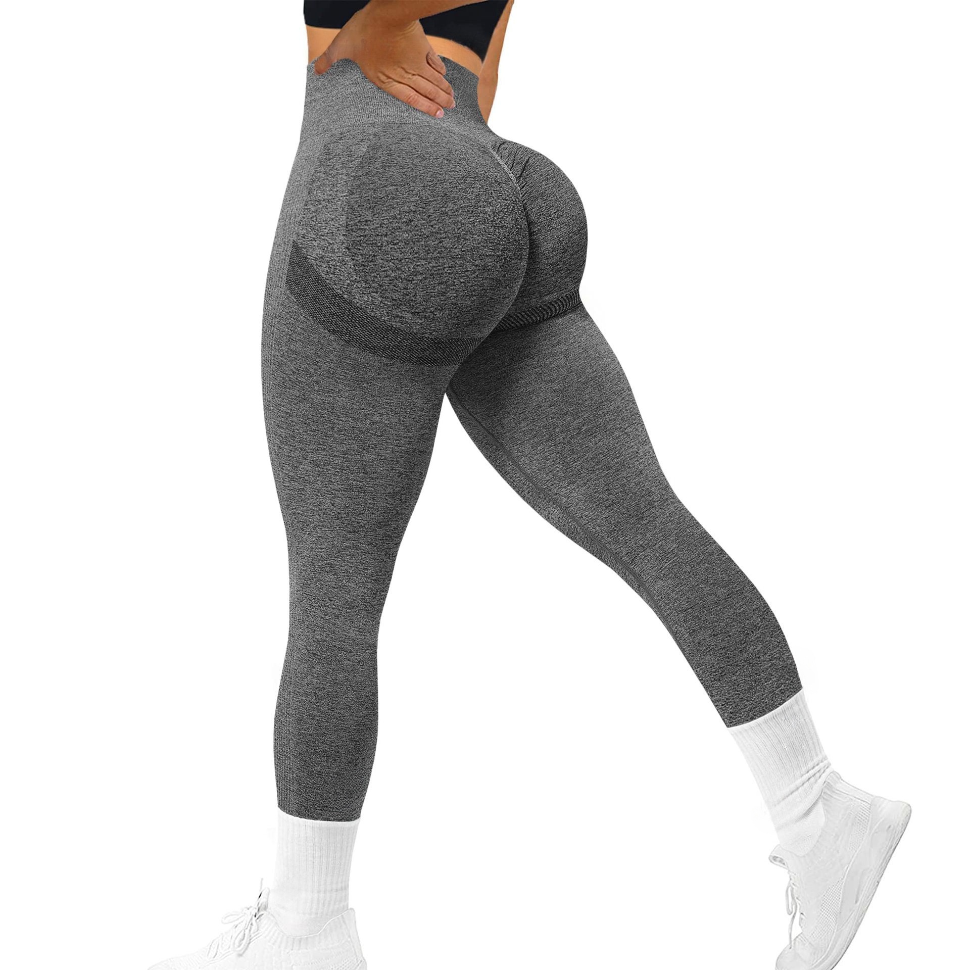 Peach Hip Fitness Pants Women's High Waist Seamless Yoga Pants Hip-lifting Breathable Sports Running Training European And American Tight Trousers