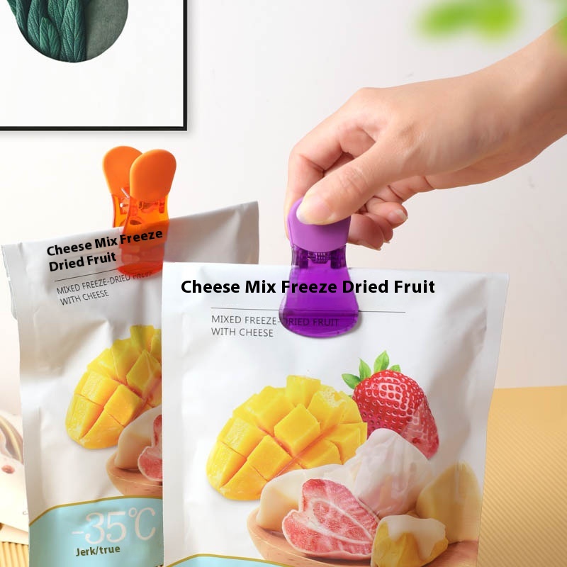 Magnetic Snack Sealing Clips Home Kitchen Creative Refrigerator Food Preservation Moisture-proof Food Sealing Fresh-keeping Clips