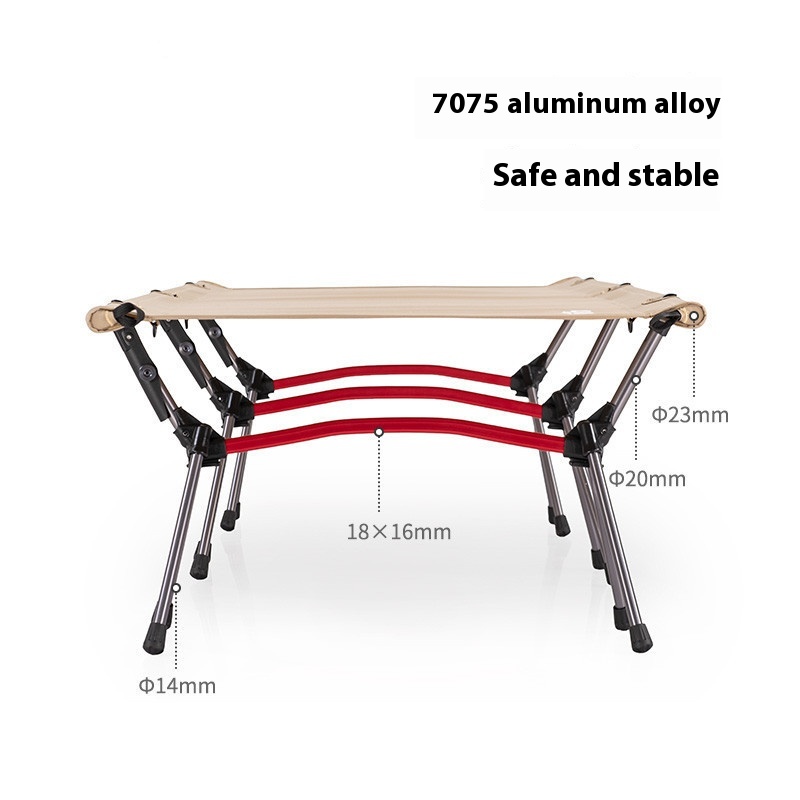Outdoor Camp Bed Special7075 Lightweight Folding Bed Height Adjustable Camping Bed Portable Office Lunch Break
