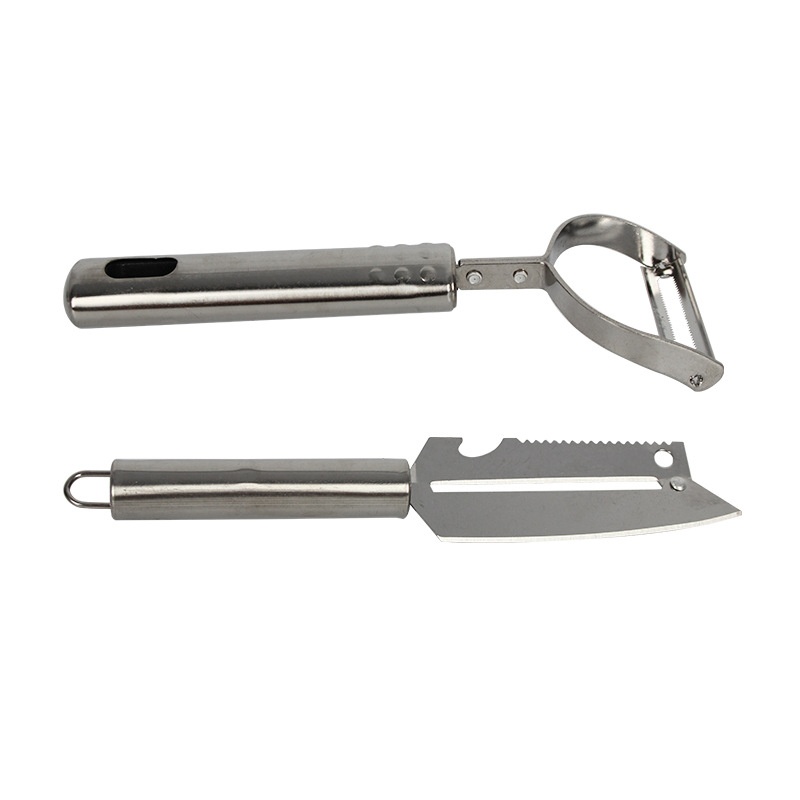 Jianghu Stall Stainless Steel Grater Dual-purpose Scraper Peeler Potato Fruit Peeler
