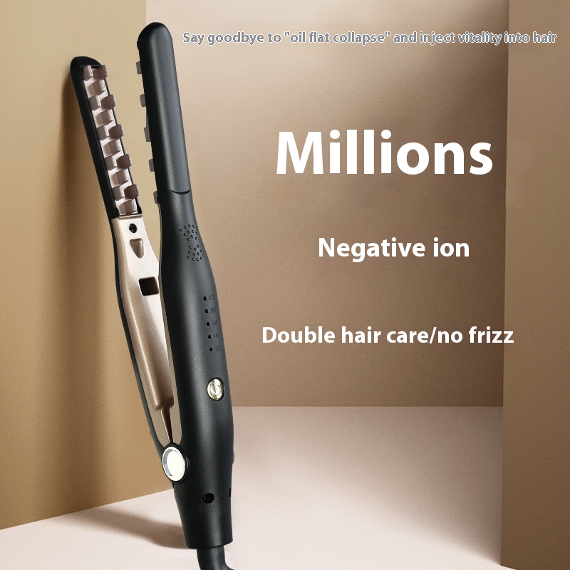 Product Male God Curling Iron Men's Special Fluffy Electric Plywood Boys Perm Iron Short Hair Corn Straight Plate Clip Artifact
