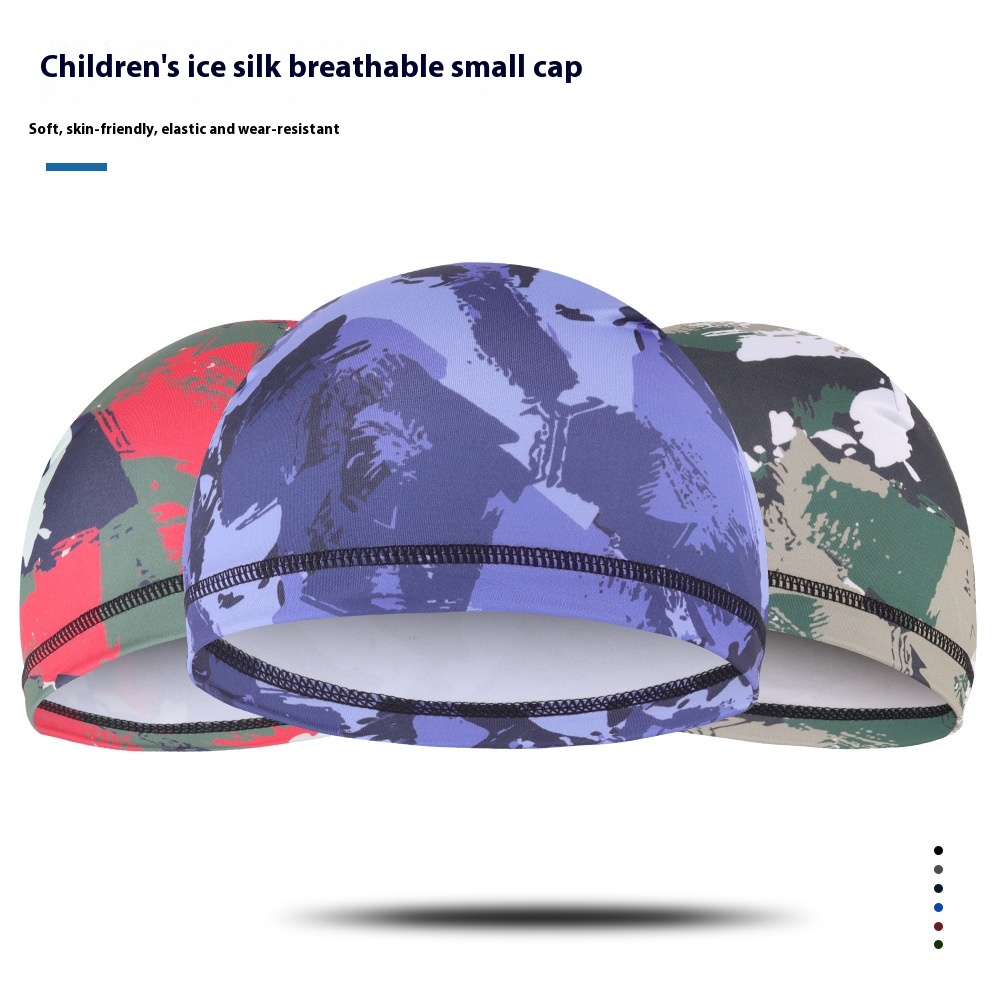 Children's Riding Cap Windproof Sun Protection Sports Cap Bicycle Motorcycle Liner Outdoor Sports Soft Hat Head Cover Cap