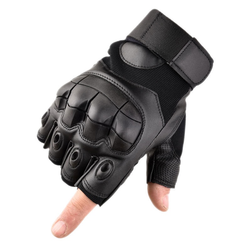 Men's And Women's Sports Tactical Half-finger Gloves Special Forces Outdoor Military Fan Gloves Fingerless Fitness Non-slip Cycling Gloves