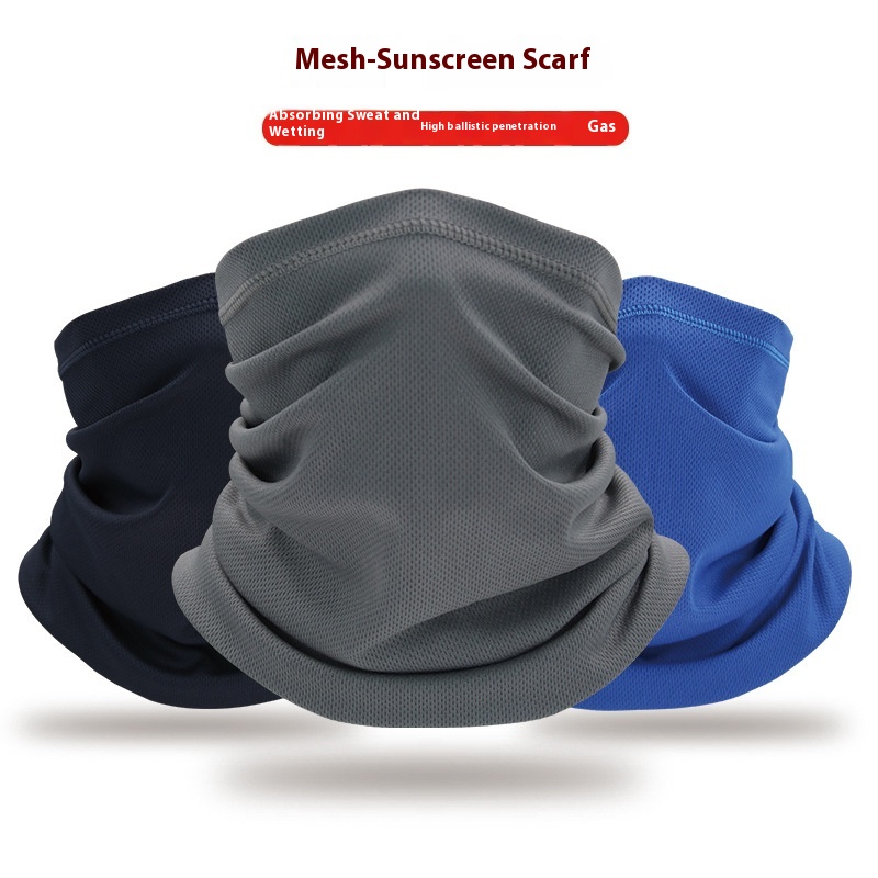 Ice Silk Sunscreen Headband Scarf Outdoor Quick-drying Breathable Cycling Ice Silk Scarf Mask Sunscreen Face Protection Cycling Mask