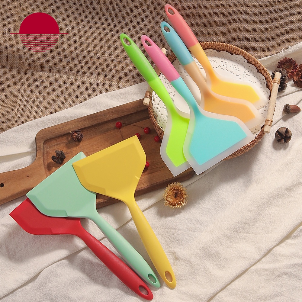 Dery Tamagoyaki Spatula Kitchen Utensils Non-stick Tamagoyaki Spatula Frying Spatula Silicone Spatula Food Grade