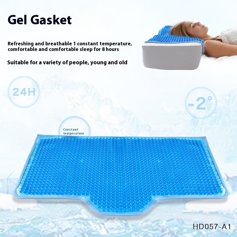 Summer Gel Cooling Pillow Pad Summer Cooling Pillow Cool Adult Cooling Summer Pillow Cover Student Dormitory Cervical Pillow Pad