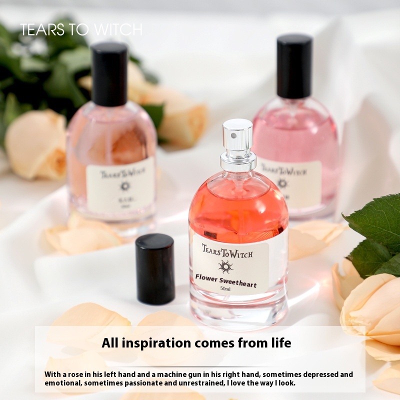 No Man's Land Rose Perfume50ml Light Fragrance Fresh Ladies Long-lasting Fragrance Blue Wind Bell Fragrance Flower Sweetheart