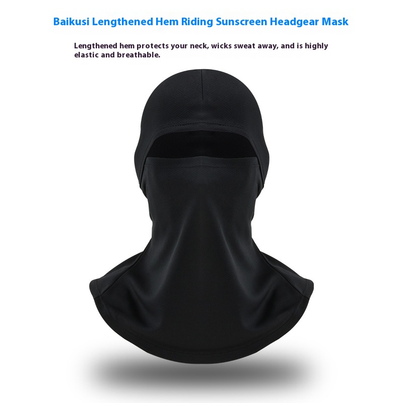 Ruidong Moisture Absorption And Quick Drying Outdoor Cycling Windproof Fishing Extended Hem Headgear Mask Helmet Liner