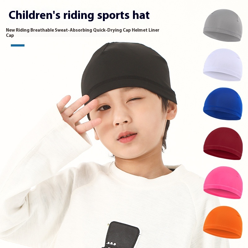 Ruidong Children's Cycling Cap Breathable Hat Bicycle Helmet Liner Sports Quick-drying Headscarf