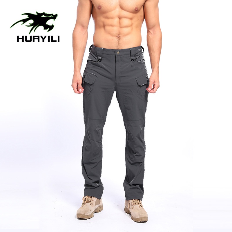 Summer Men's Thin Archon X7 Tactical Pants Outdoor Waterproof Sports Pants Elastic Workwear Quick-drying Ice Silk Trousers