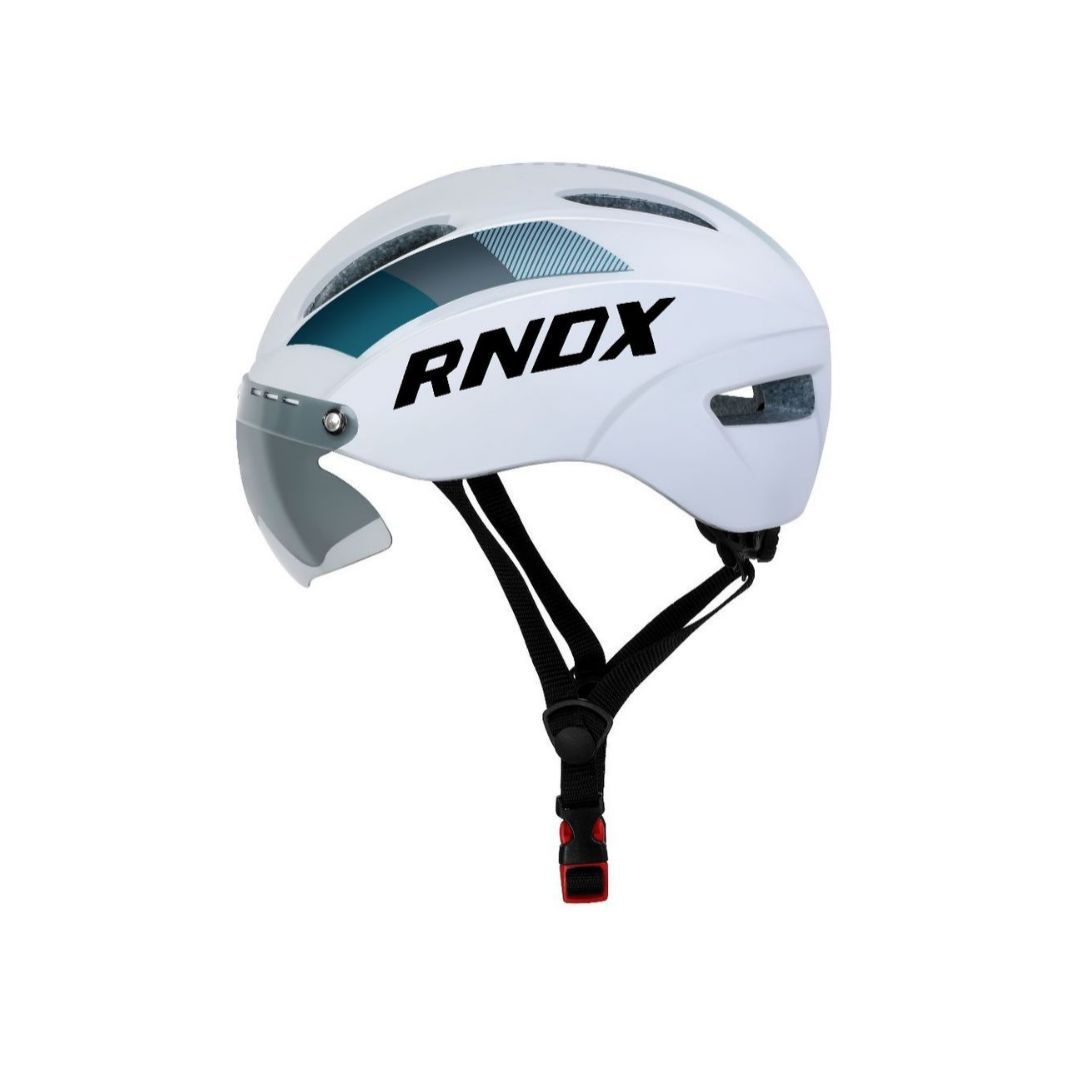 RNOXOutdoor Mountain Road Bicycle With Goggles Cycling Helmet EPSOne-piece Cycling Equipment Helmet