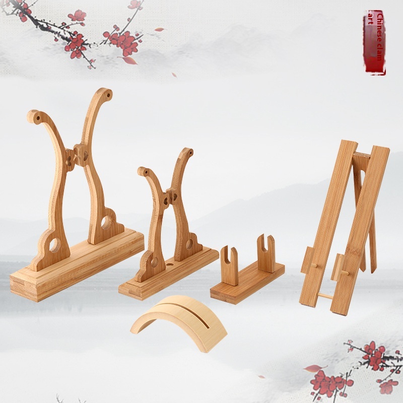 Fan Base Round Fan Manufactures Men's Fan Women's Fan Stand Uterine Fan Round Fan Ornaments Fan Support Ancient Fan Stand Fan Base