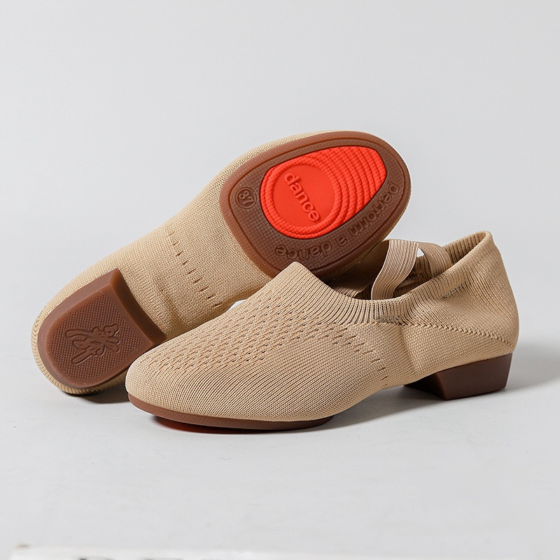 Dance Shoes Women's Soft Sole Training Shoes Adult Teacher Shoelaces Special Outdoor Ballet Classical Dance Belly Dance Shoes