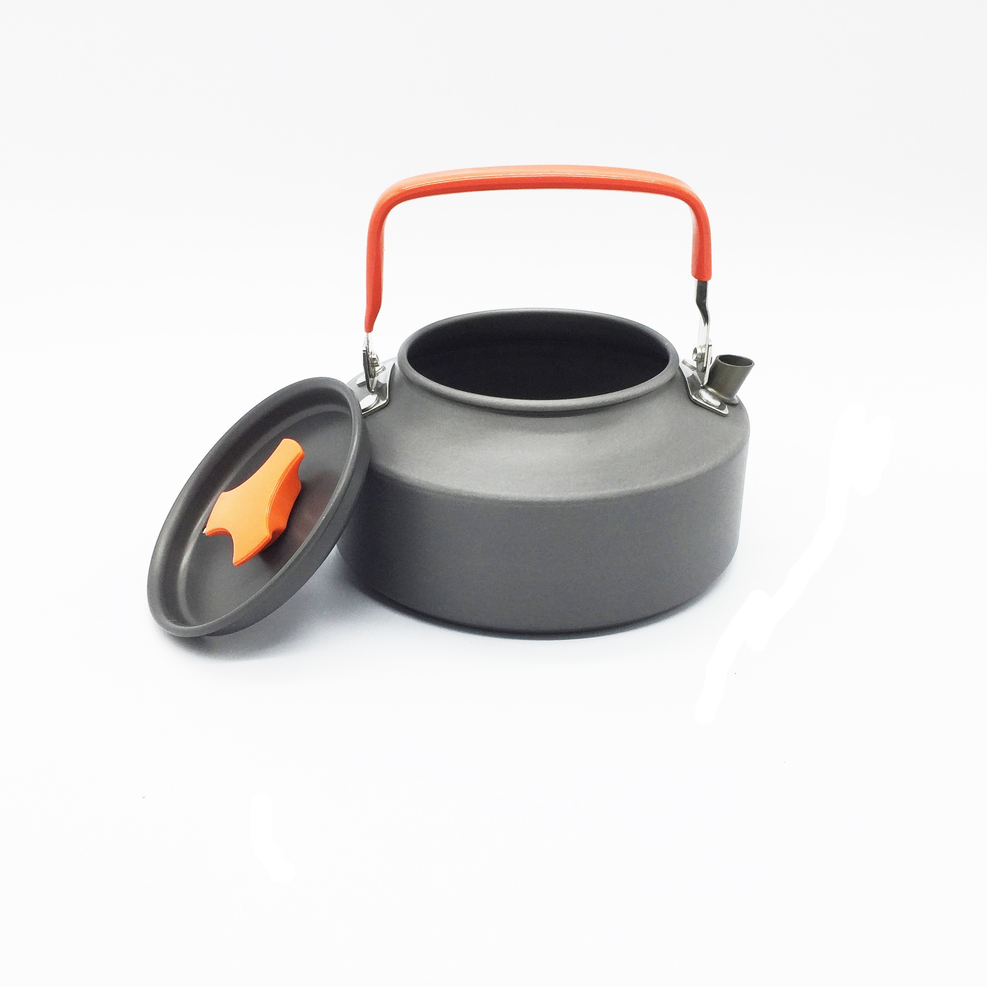 Outdoor Kettle1.6 LPortable Camping Mountaineering Teapot Coffee Pot Camping Hot Water Kettle