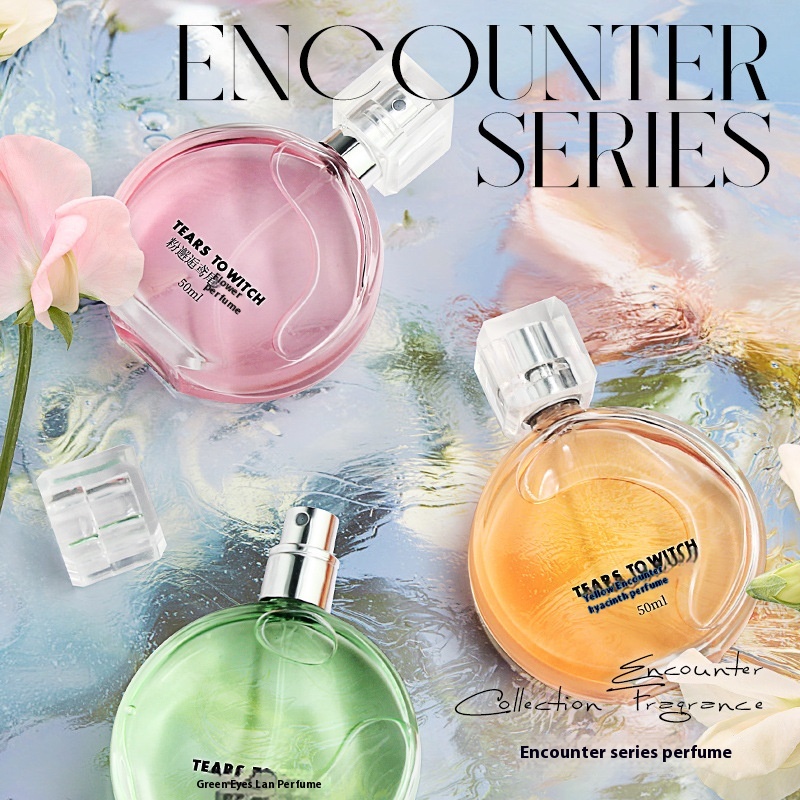 Hot-selling Encounter Perfume Genuine Perfume Long-lasting Female Romantic Fresh Round Bottle Ladies Spray