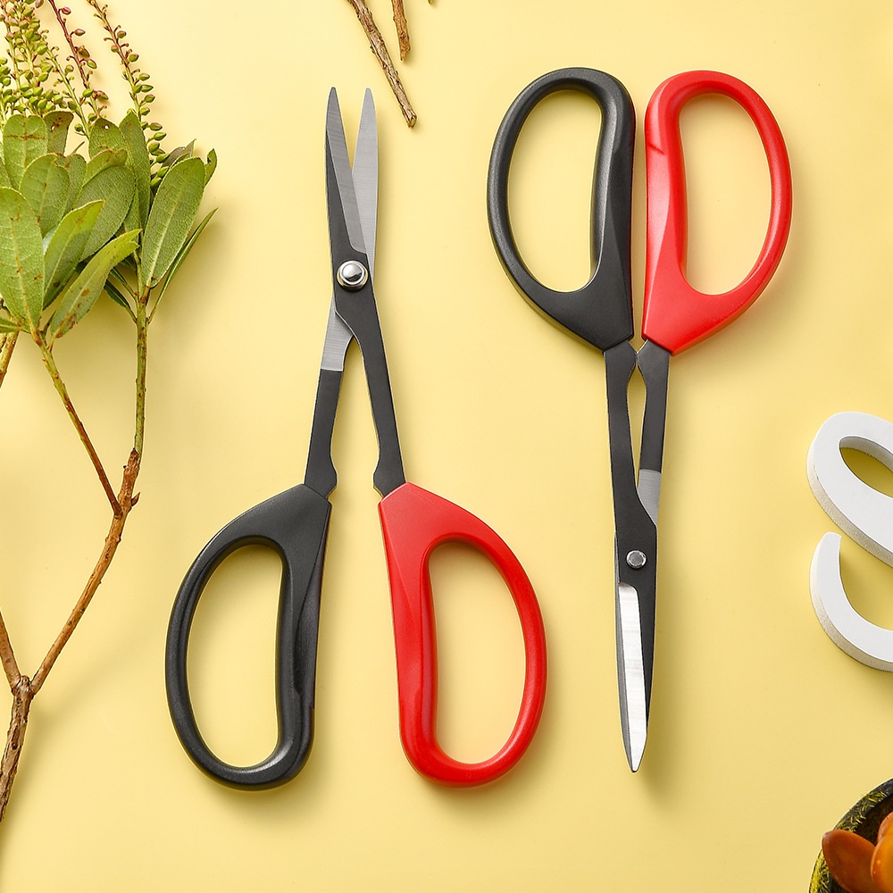 Two-color Handle Black Stainless Steel Gardening Shears Garden Pruning Tools Fruit Tree Scissors Potted Trimming Shears