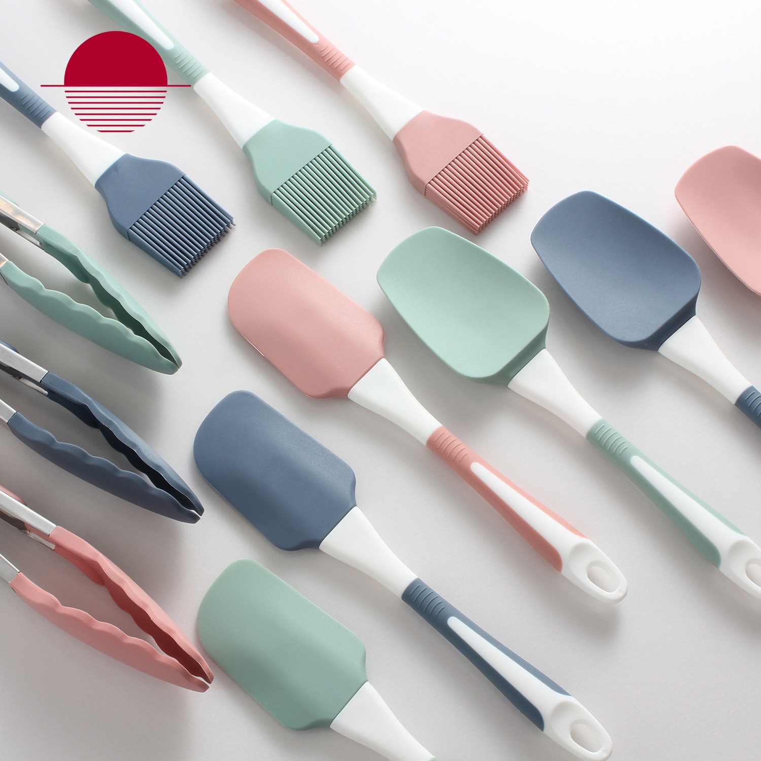 Silicone Cream Scraper4-piece Set Silicone Scraper Cake Cream Spatula Baking Tools