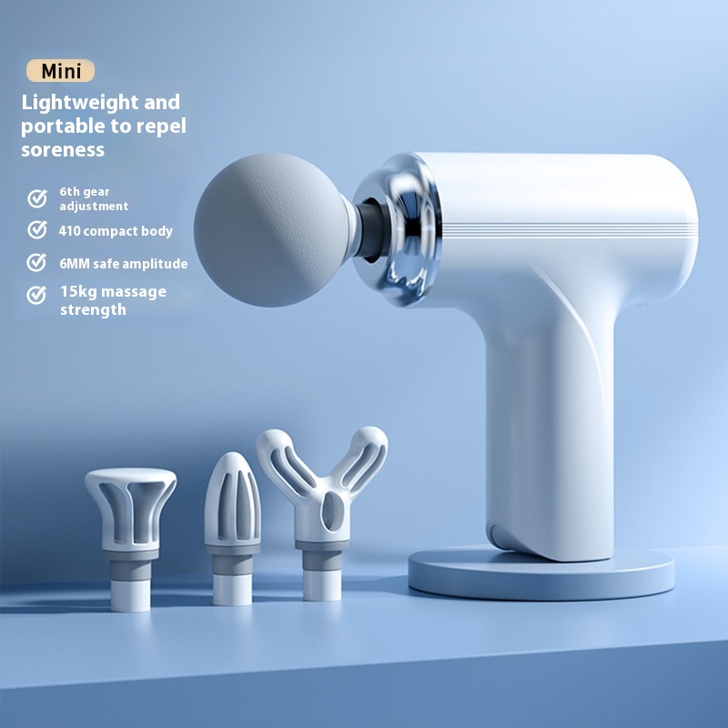 Fascia Gun Muscle Relaxation Massager Sports Neck Mask Gun Electric Shock Home Fitness Fascia Grab